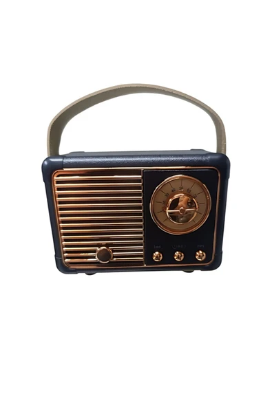 Nostaljik Retro Radyo Bluetooth Bağlantılı Hoparlör ürün görseli 1