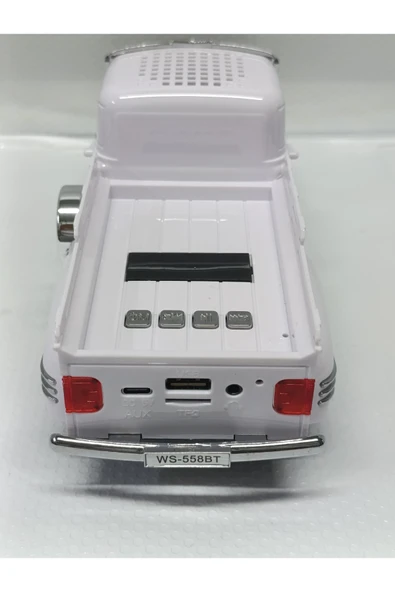 Nostaljik Bluetooth Radyo Fm Tf Mp3 Speaker Kamyon - Resim 6