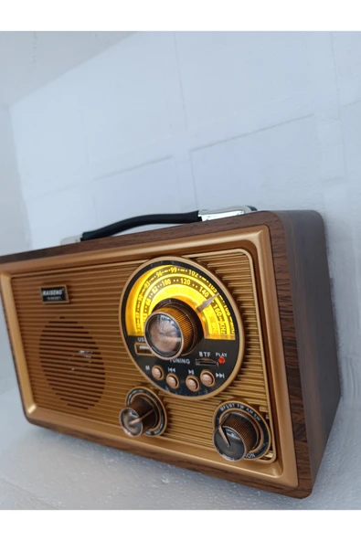 Speaker Fm Radyo Bluetooth Hoparlör Mp3 Çalar Usb Tf Aux Ses Bombası Kablosouz Hoparlör - Resim 2