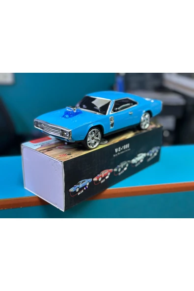 1968 Model Taşınabilir Klasik Araba Kablosuz Bluetooth Hoparlör Speaker 10 Watt Fm Radyo SD Kart USB ürün görseli 1