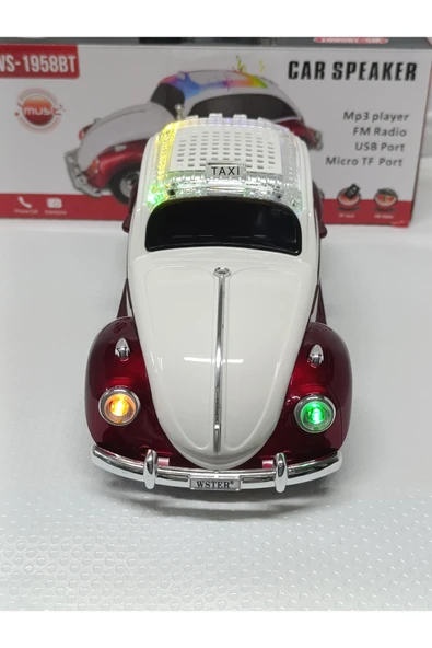 Klasik Oyuncak Araba Müzik Çalar Bluetooth Hoparlör Usb Müzik Çalar Tf Aux Sd kart Giriş Fm Radyo ürün görseli 1