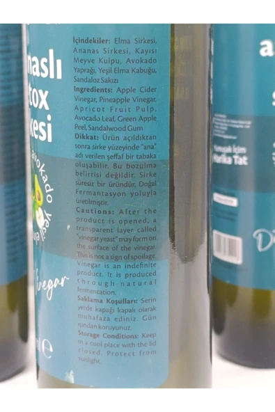 Ananas Sirkesi Detox Sirkesi Doğal Sirke 500ml - Resim 2