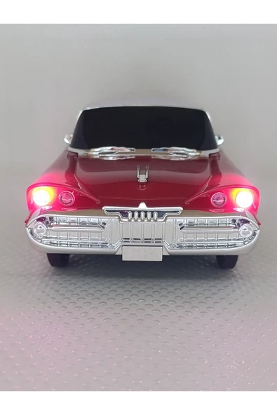 Oyuncak Klasik Araba Kablosuz Bluetooth Hoparlör Speaker Fm Radyo SD Kart USB Müzik Çalar ürün görseli 1