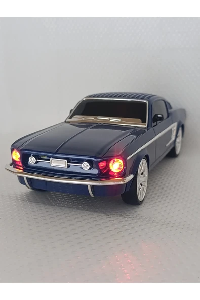 Oyuncak Klasik Araba Kablosuz Bluetooth Hoparlör Speaker Fm Radyo SD Kart USB Müzik Çalar - Resim 2