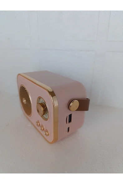 Speaker Fm Radyo Bluetooth Hoparlör Mp3 Çalar Usb Tf Aux Ses Bombası Kablosouz Hoparlör - Resim 3