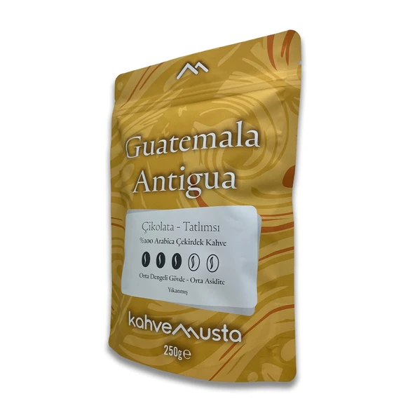 kahvemusta Guatemala Kahvesi - Guatemala Antigua Çekirdek Kahve (250g) - Resim 3