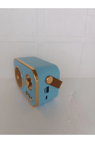 Speaker Fm Radyo Bluetooth Hoparlör Mp3 Çalar Usb Tf Aux Ses Bombası Kablosouz Hoparlör - Resim 2
