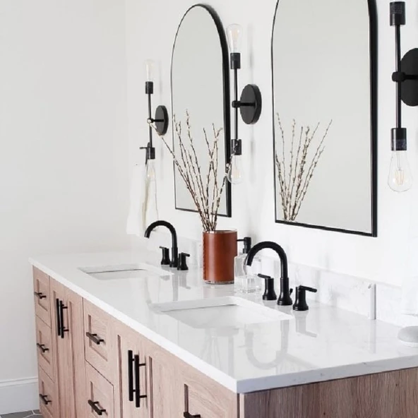 RİOLİGHT RETRO,MODERN,VİNTAGE SİYAH 2XE27 DUYLU METAL DUVAR APLİK NOT: 1 ADET FİYATIDIR.. ürün görseli 1