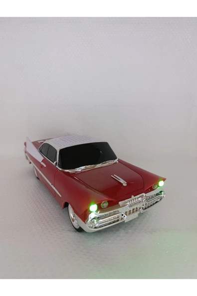 Oyuncak Klasik Araba Kablosuz Bluetooth Hoparlör Speaker Fm Radyo SD Kart USB Müzik Çalar - Resim 2