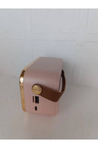 Speaker Fm Radyo Bluetooth Hoparlör Mp3 Çalar Usb Tf Aux Ses Bombası Kablosouz Hoparlör - Resim 4