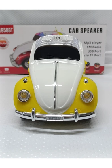 Oyuncak KlasikAraba Müzik Çalar Bluetooth Hoparlör Usb Müzik Çalar Tf Aux Sd kart Giriş Fm Radyo ürün görseli 1