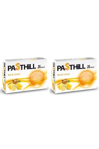 Pasthill Bal Ve Limon 24 Pastil 2'Li PAKET (SKT:08/2028) ürün görseli 1