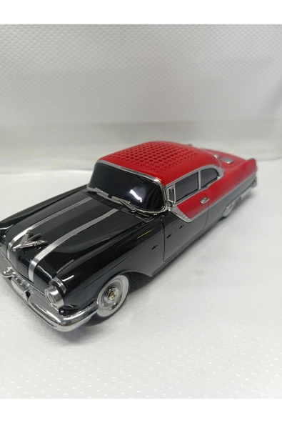 KLASİK Model Taşınabilir Klasik Araba Kablosuz Bluetooth Hoparlör Speaker Fm Radyo SD Kart USB - Resim 2