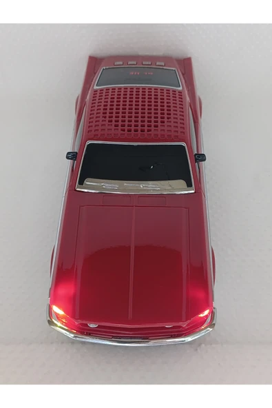 Oyuncak Klasik Araba Kablosuz Bluetooth Hoparlör Speaker Fm Radyo SD Kart USB Müzik Çalar - Resim 5