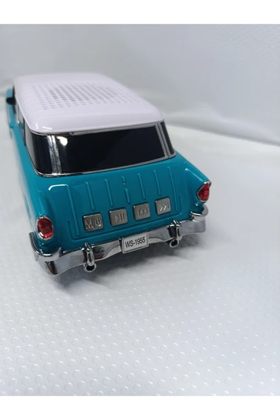 WS-1955 Ledli Araba Usb-Tf-Fm Radyo Bluetooth Hoparlör - Resim 5