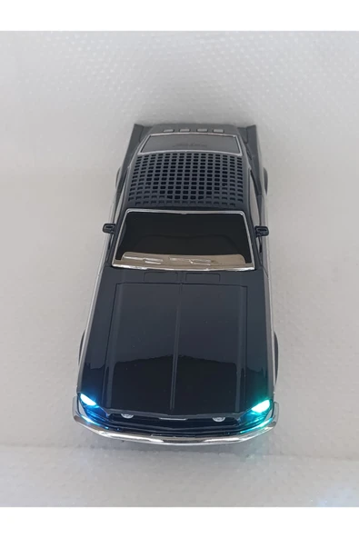 Oyuncak Klasik Araba Kablosuz Bluetooth Hoparlör Speaker Fm Radyo SD Kart USB Müzik Çalar - Resim 5