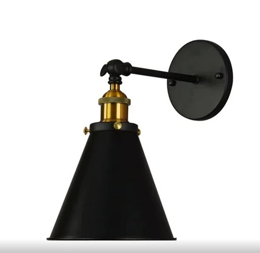 RİOLİGHT VİNTAGE,RUSTİK,RETRO ESKİTME DUYLU MAFSALLI SİYAH AYNA ÜSTÜ METAL APLİK NOT:1ADET FİYATIDIR - Resim 2