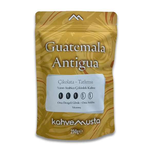 kahvemusta Guatemala Kahvesi - Guatemala Antigua Çekirdek Kahve (250g) - Resim 4