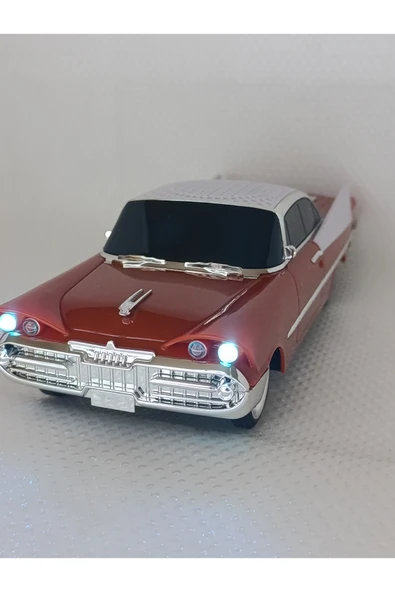Oyuncak Klasik Araba Kablosuz Bluetooth Hoparlör Speaker Fm Radyo SD Kart USB Müzik Çalar - Resim 2