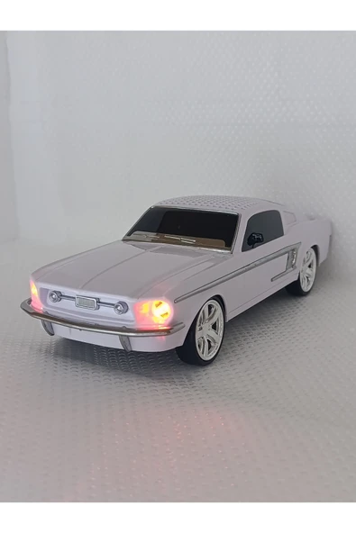 Oyuncak Klasik Araba Kablosuz Bluetooth Hoparlör Speaker Fm Radyo SD Kart USB Müzik Çalar - Resim 2