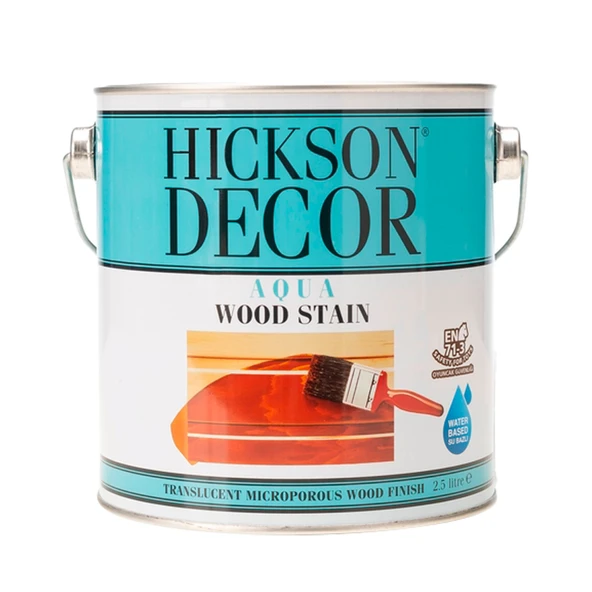 Hickson Decor Aqua Ultra Açık Ton 2,5 Lt Ahşap Koruma Seti 3 Parça - Resim 2