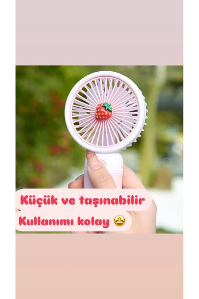 Taşınabilir Fan Soğutucu Mini Vantilatör Klima Güçlü Serinletici Şarjlı Masa Üstü Sessiz Standlı - Resim 5