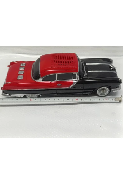 KLASİK Model Taşınabilir Klasik Araba Kablosuz Bluetooth Hoparlör Speaker Fm Radyo SD Kart USB - Resim 6