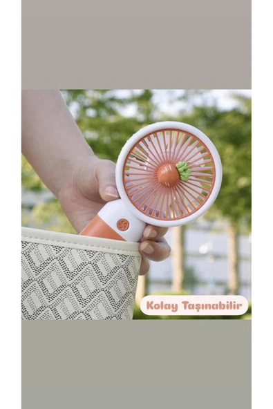 Taşınabilir Fan Soğutucu Mini Vantilatör Klima Güçlü Serinletici Şarjlı Masa Üstü Sessiz Standlı - Resim 2