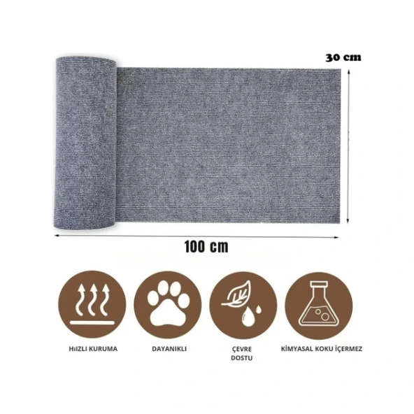 Yapıştırılabilir Kedi Tırmalama Matı - Resim 2