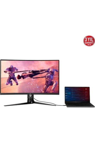 Asus ROG Strix XG32VC 31.5" 1 ms 2K Curved 170 Hz Oyuncu Monitörü 170 Hz Teşhir - Resim 7