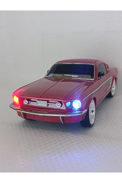 Oyuncak Klasik Araba Kablosuz Bluetooth Hoparlör Speaker Fm Radyo SD Kart USB Müzik Çalar ürün görseli 1