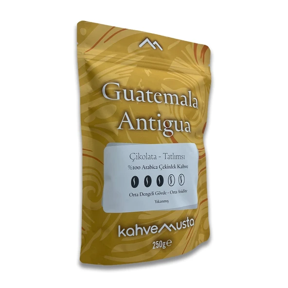 kahvemusta Guatemala Kahvesi - Guatemala Antigua Çekirdek Kahve (250g) - Resim 2