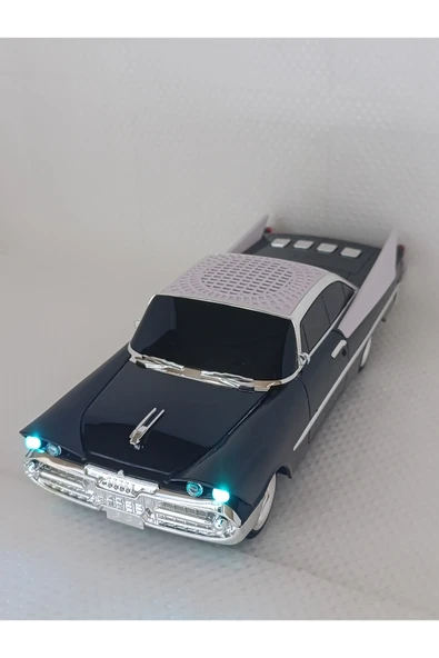 Oyuncak Klasik Araba Kablosuz Bluetooth Hoparlör Speaker Fm Radyo SD Kart USB Müzik Çalar - Resim 2