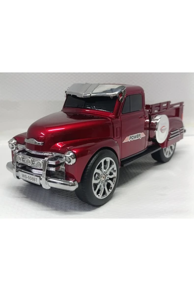 Nostaljik Bluetooth Radyo Fm Tf Mp3 Speaker Kamyon - Resim 3