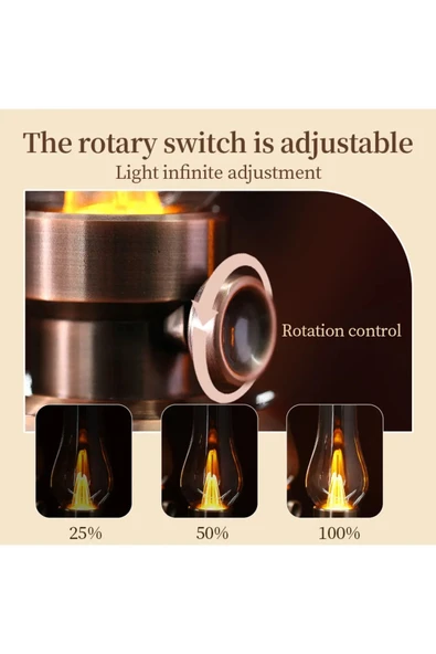 Nostaljik Gaz Lambası Model Led Fenerli Nostalji Bluetooth Hoparlör Usb - Resim 2