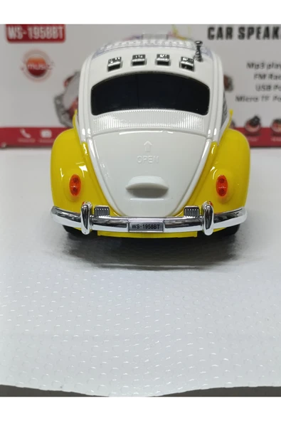 Oyuncak KlasikAraba Müzik Çalar Bluetooth Hoparlör Usb Müzik Çalar Tf Aux Sd kart Giriş Fm Radyo - Resim 4