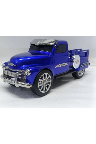 Nostaljik Bluetooth Radyo Fm Tf Mp3 Speaker Kamyon - Resim 2