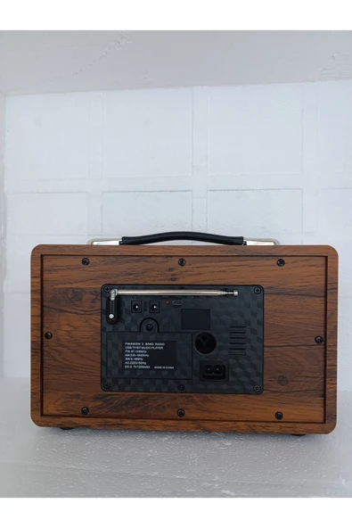 Speaker Fm Radyo Bluetooth Hoparlör Mp3 Çalar Usb Tf Aux Ses Bombası Kablosouz Hoparlör - Resim 4