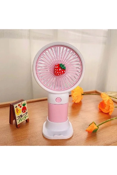 Taşınabilir Fan Soğutucu Mini Vantilatör Klima Güçlü Serinletici Şarjlı Masa Üstü Sessiz Standlı - Resim 3