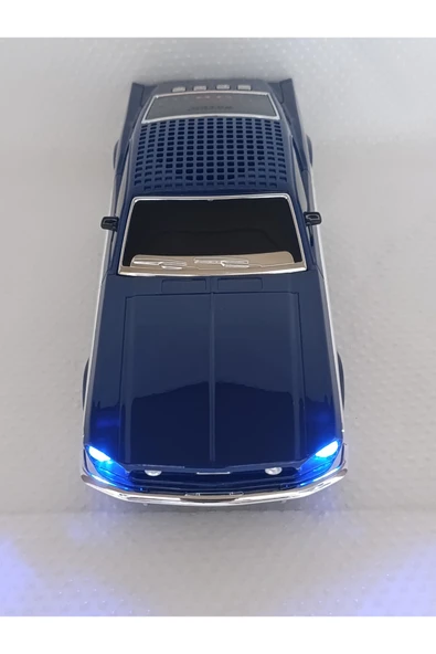 Oyuncak Klasik Araba Kablosuz Bluetooth Hoparlör Speaker Fm Radyo SD Kart USB Müzik Çalar - Resim 5