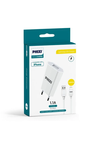 Pch201l Basic 1.1a Lightning Kablolu Şarj Cihazı - Resim 2