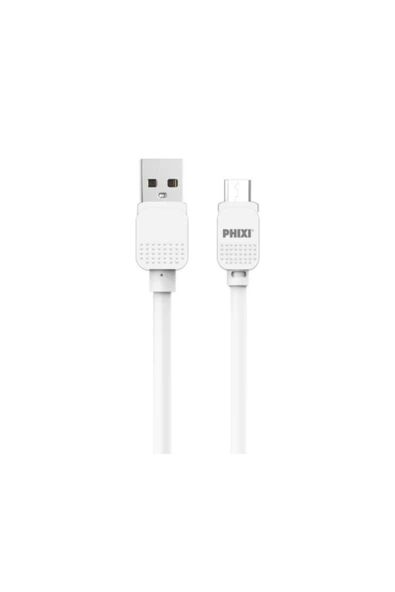 100 Cm Micro Usb Şarj Ve Data Kablosu – Dayanıklı Ve Hızlı Bağlantı Çözümü - Phixi Cb410m Basic - Resim 2