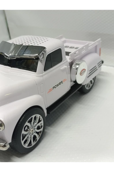 Nostaljik Bluetooth Radyo Fm Tf Mp3 Speaker Kamyon - Resim 2