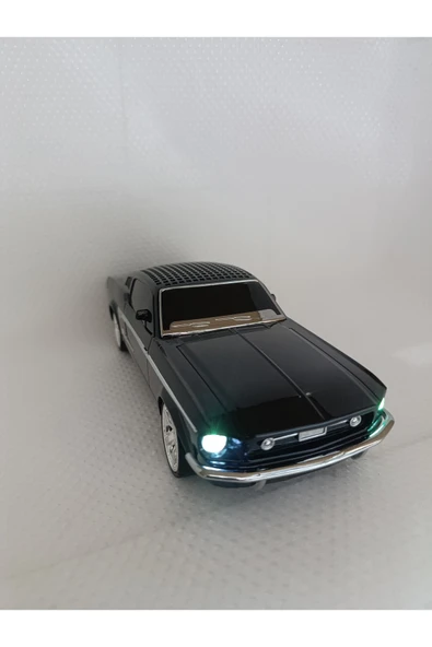 Oyuncak Klasik Araba Kablosuz Bluetooth Hoparlör Speaker Fm Radyo SD Kart USB Müzik Çalar - Resim 3