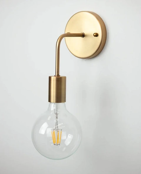 RİOLİGHT RETRO,RUSTİK17,VİNTAGE ESKİTME 1XE27 DUYLU METAL DUVAR APLİK - Resim 2