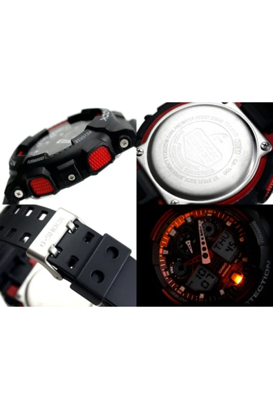 Casio G-Shock GA-100-1A4DR Kol Saati - Resim 4