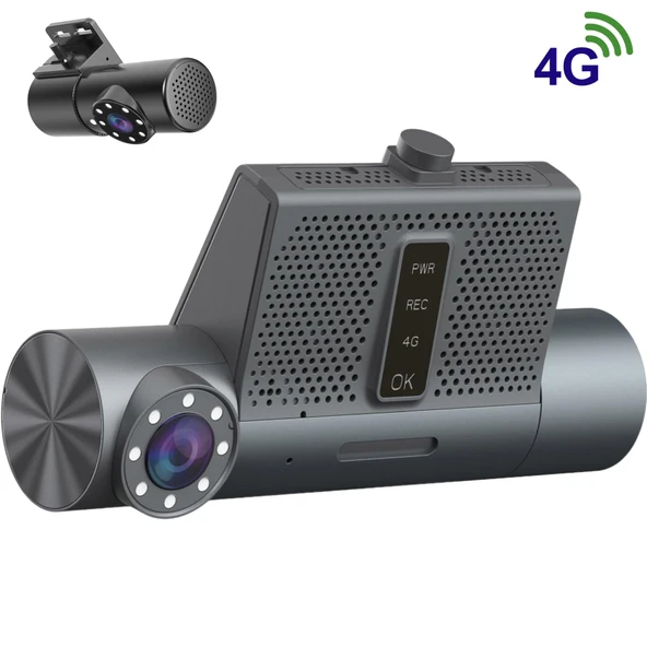 TECHSMART DAHİLİ 2 KAMERALI + HARİCİ 1 KAMERA + 4G + H265 MOBİL ARAÇ KAMERA TCH-BK6MZH-3CH-4G ürün görseli 1