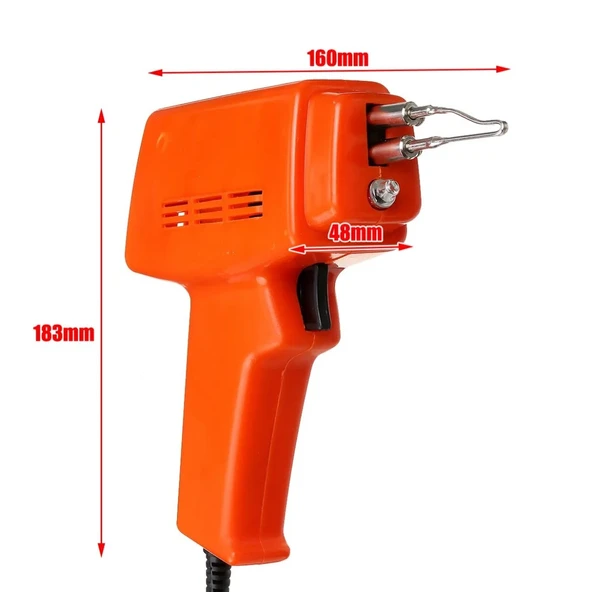 SOLDERING GUN 100 Watt Tabanca Havya - HLK003A - Resim 4