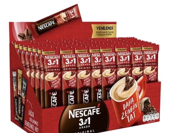 Nescafe Original  3’ü 1 Arada 96x17.5 gr ürün görseli 1