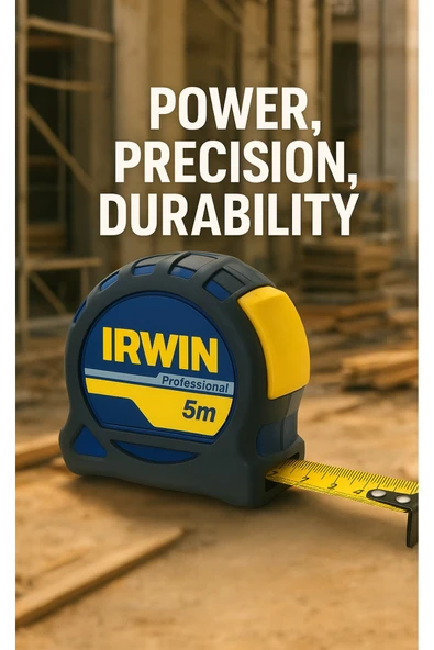 İrwin 5 Metre Profesyonel Şerit Metre - Resim 3